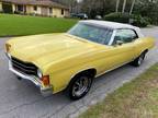 1972 Chevrolet Chevelle Malibu Convertible Yellow