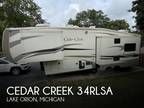 Forest River Cedar Creek 34RLSA Fifth Wheel 2014