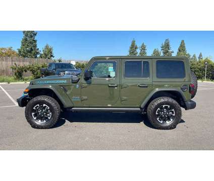 2024 Jeep Wrangler 4xe Rubicon X is a Green 2024 Jeep Wrangler Car for Sale in Cerritos CA