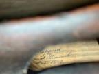 ANTIQUE EARLY OLD VIOLIN REPAIRED PHILADELPHIA 1842 FULL SIZE for RESTORATION
