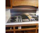 used jenn air downdraft electric cook top with three bays