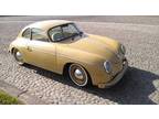 1955 Porsche 356 Continental Yellow Manual Coupe