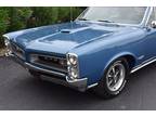 1966 Pontiac GTO 389CI V8 Blue Convertible