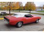 1970 Plymouth Barracuda Convertible Manual Rallye Red