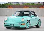 1992 Porsche 911 Mint Green Convertible