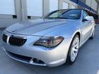 2005 BMW 6 Series 645Ci 2dr Convertible