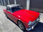 1964 MG Midget Red convertible top is in good