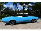 1971 Oldsmobile Cutlass Blue Convertible