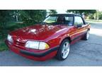1989 Ford Mustang CRIMSON RED CONVERTIBLE