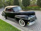 1948 Mercury Convertible Black 3-speed manual