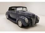 1940 Ford Deluxe Convertible Steel Blue