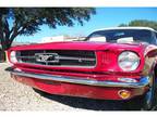 1965 Ford Mustang Convertible RANGO ON RED