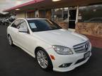 2009 Mercedes-Benz C-Class C300 Sport Sedan White,