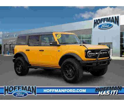 2022UsedFordUsedBroncoUsed4 Door Advanced 4x4 is a Orange 2022 Ford Bronco Car for Sale in Harrisburg PA