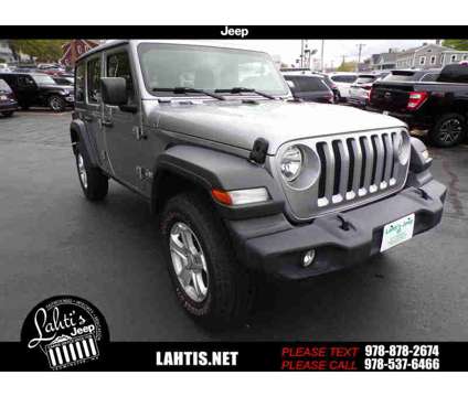 2018UsedJeepUsedWrangler UnlimitedUsed4x4 is a Silver 2018 Jeep Wrangler Unlimited Car for Sale in Leominster MA
