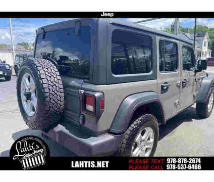 2020UsedJeepUsedWrangler UnlimitedUsed4x4 is a Grey 2020 Jeep Wrangler Unlimited Car for Sale in Leominster MA