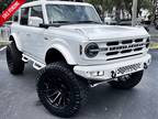 2023 Ford Bronco BAYSHORE V6 LUX OBX LEATHER 7" LIFT 22" FUEL 38"S - Plant