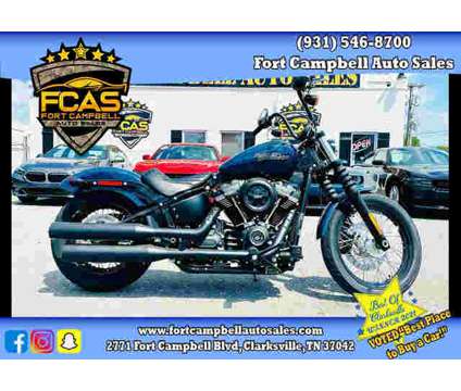 2019 Harley-Davidson FXBB Street Bob for sale is a Blue 2019 Harley-Davidson FX Motorcycle in Clarksville TN