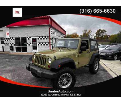 2013 Jeep Wrangler for sale is a Green 2013 Jeep Wrangler Car for Sale in Wichita KS