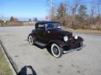 1932 Ford 3 Window model 18 RWD Coupe Burgundy