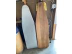 2 Vintage wooden ironing boards - Opportunity!