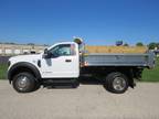 2019 Ford F450 Reg Chassie Dump Truck 6.7l Diesel 4wd Only 13k Miles