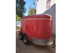 Vintage 1969 Horse Trailer turn into lovely conession trailer.