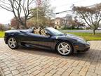 2005 Ferrari 360 Spyder Black Convertible