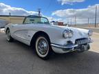 1959 Chevrolet Corvette White Convertible