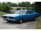 1969 Dodge Charger Coupe Blue Rebuilt 440 V8 Engine