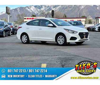 2018 Hyundai Accent for sale is a White 2018 Hyundai Accent Car for Sale in Murray UT