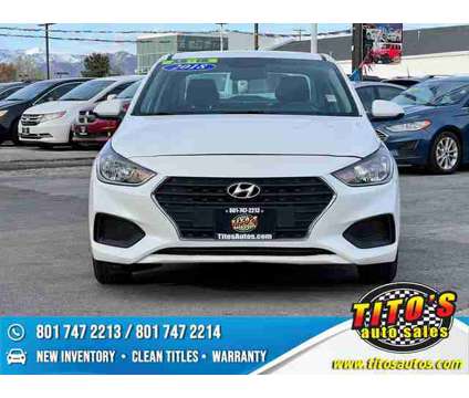 2018 Hyundai Accent for sale is a White 2018 Hyundai Accent Car for Sale in Murray UT