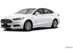 2015 Ford Fusion Energi White, 72K miles