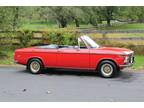 1967 BMW 1600-2 Baur Cabriolet 5-Speed