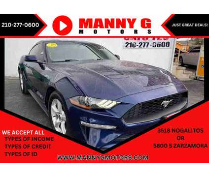 2018 Ford Mustang for sale is a Blue 2018 Ford Mustang Car for Sale in San Antonio TX