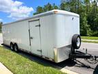 24 x 8.5 10K lbs Heavy Duty Enclosed Cargo Trailer w/ Torsion Axle and 4 brakes