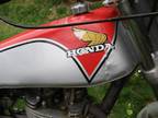 1976 Honda Honda 250cc trials bike
