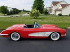 1958 Chevrolet Corvette convertible Red