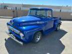 1956 Ford F100 big window 1956 Ford F100 Pickup Blue RWD Manual big window