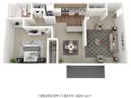 Morningside Apartments and Townhomes - One Bedroom- 820 sqft