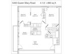 5450 Queen-Mary - 2 Bedrooms, 1 Bathroom