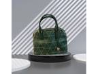 Michael Kors Adele LG Dome Leather Satchel - Emerald