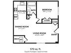 Chesterfield Apartment Homes - One Bedroom-570 sqft