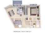 Sherwood Crossing Apartments and Townhomes - One Bedroom-590 sqft
