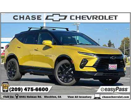2024 Chevrolet Blazer RS is a Yellow 2024 Chevrolet Blazer 2dr Car for Sale in Stockton CA