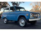 1971 Ford Bronco Blue Suv