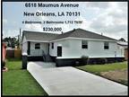 6518 MAUMUS AVE, New Orleans, LA 70131 Single Family Residence For Sale MLS#