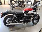 2024 Triumph Bonneville T100 Carnival Red/Fusion Whit Motorcycle for Sale