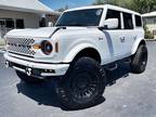 2023 Ford Bronco V6 BAYSHORE WHITEOUT HARDTOP LIFTED 37"s LOADED - Plant