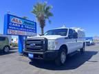2015 Ford Super Duty F-250 XL Super Cab 8ft Bed Work Truck with Camper Shell &